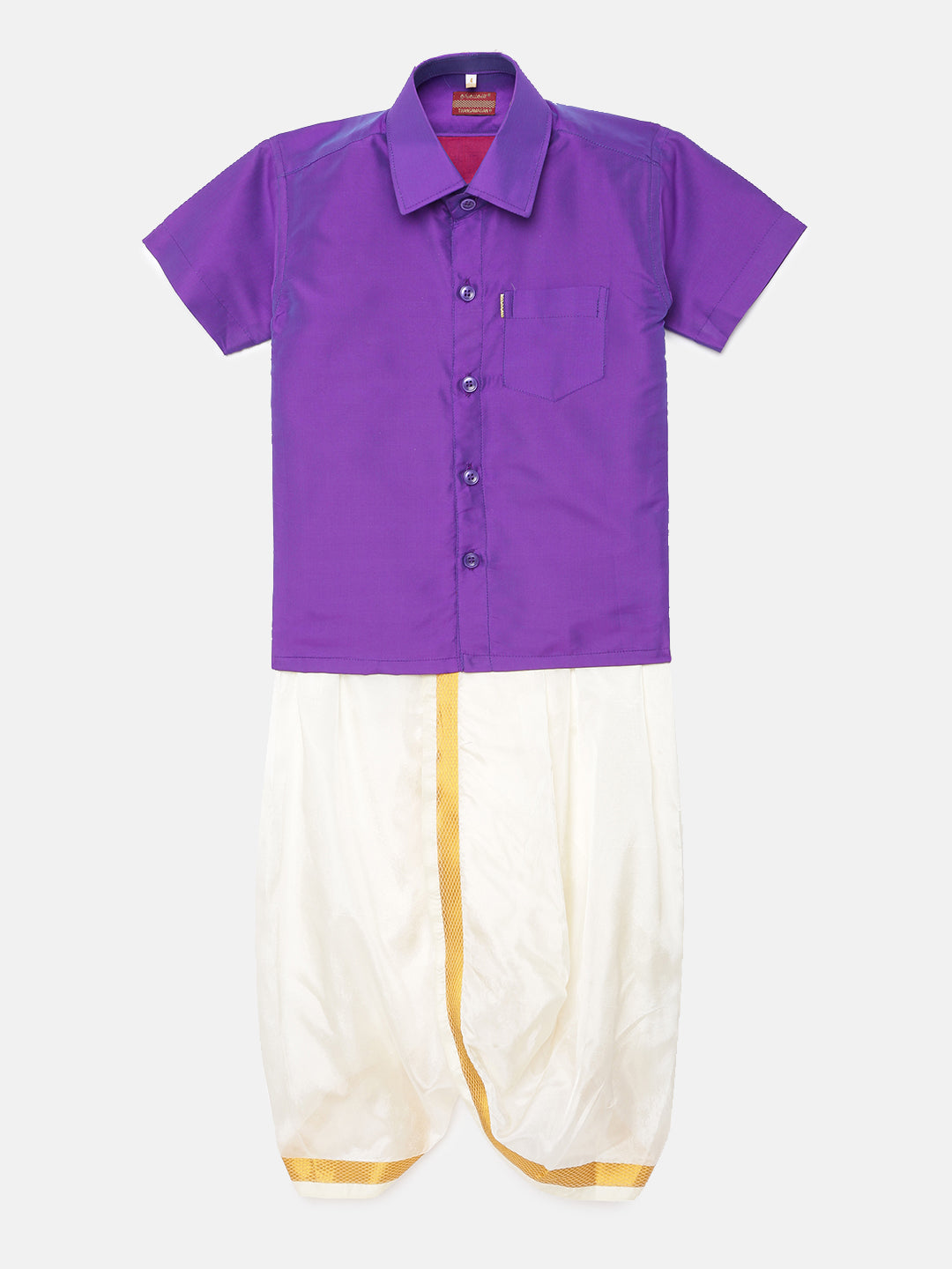 1. Boys Panjagajam & Shirt Set