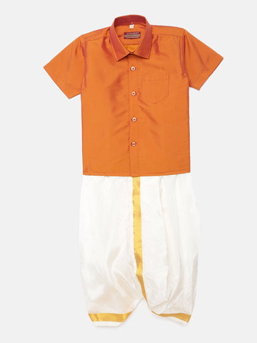 48. Boys Panjagajam & Shirt Set