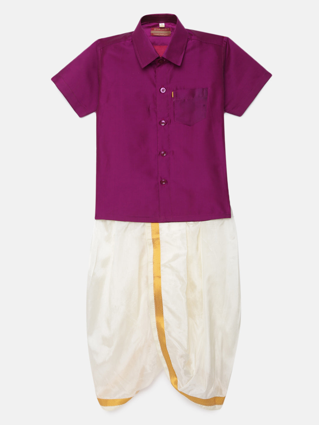 16. Boys Panjagajam & Shirt Set