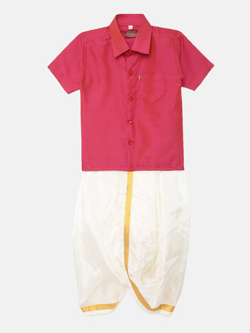 25. Boys Panjagajam & Shirt Set