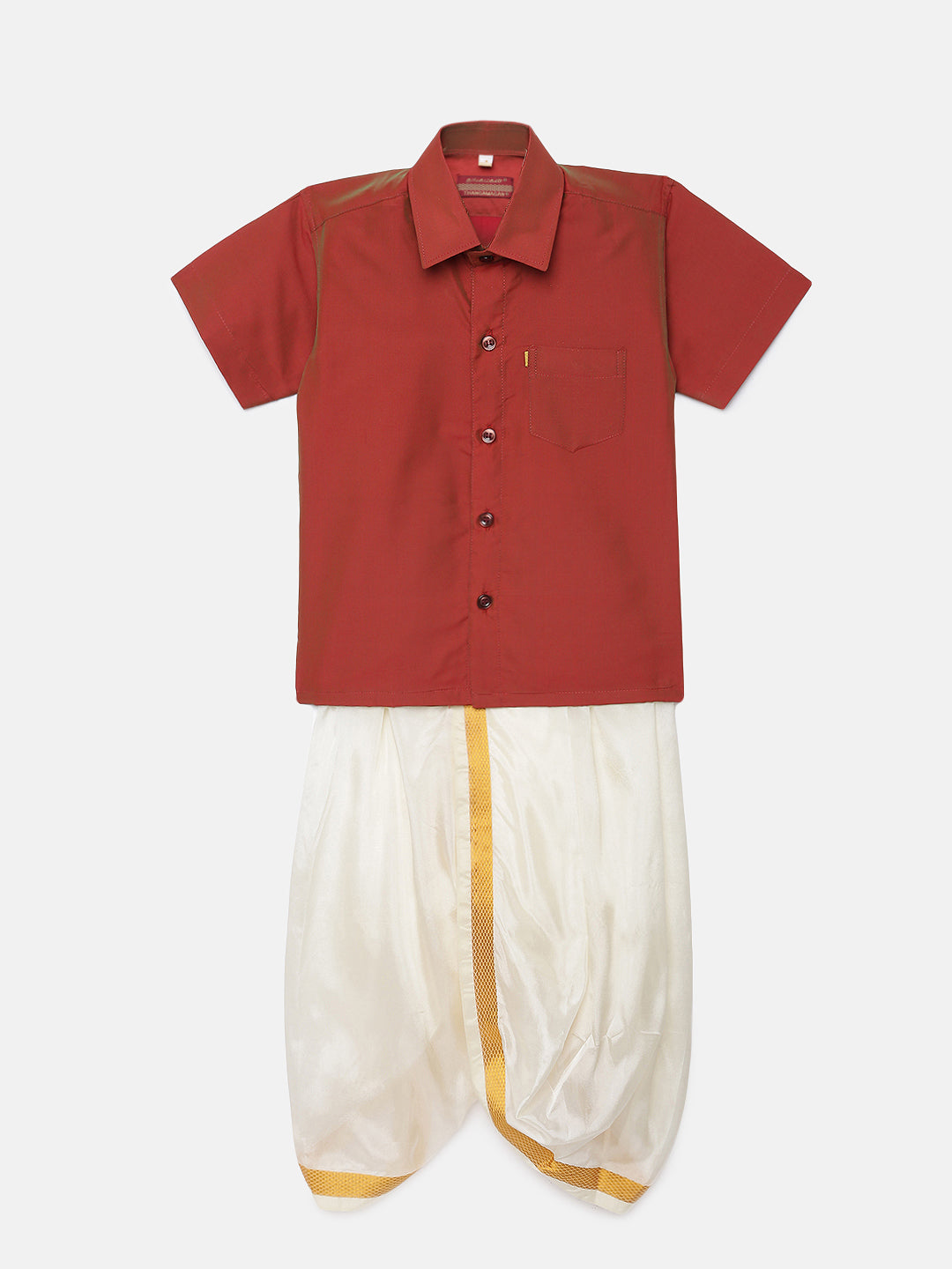38. Boys Panjagajam & Shirt Set