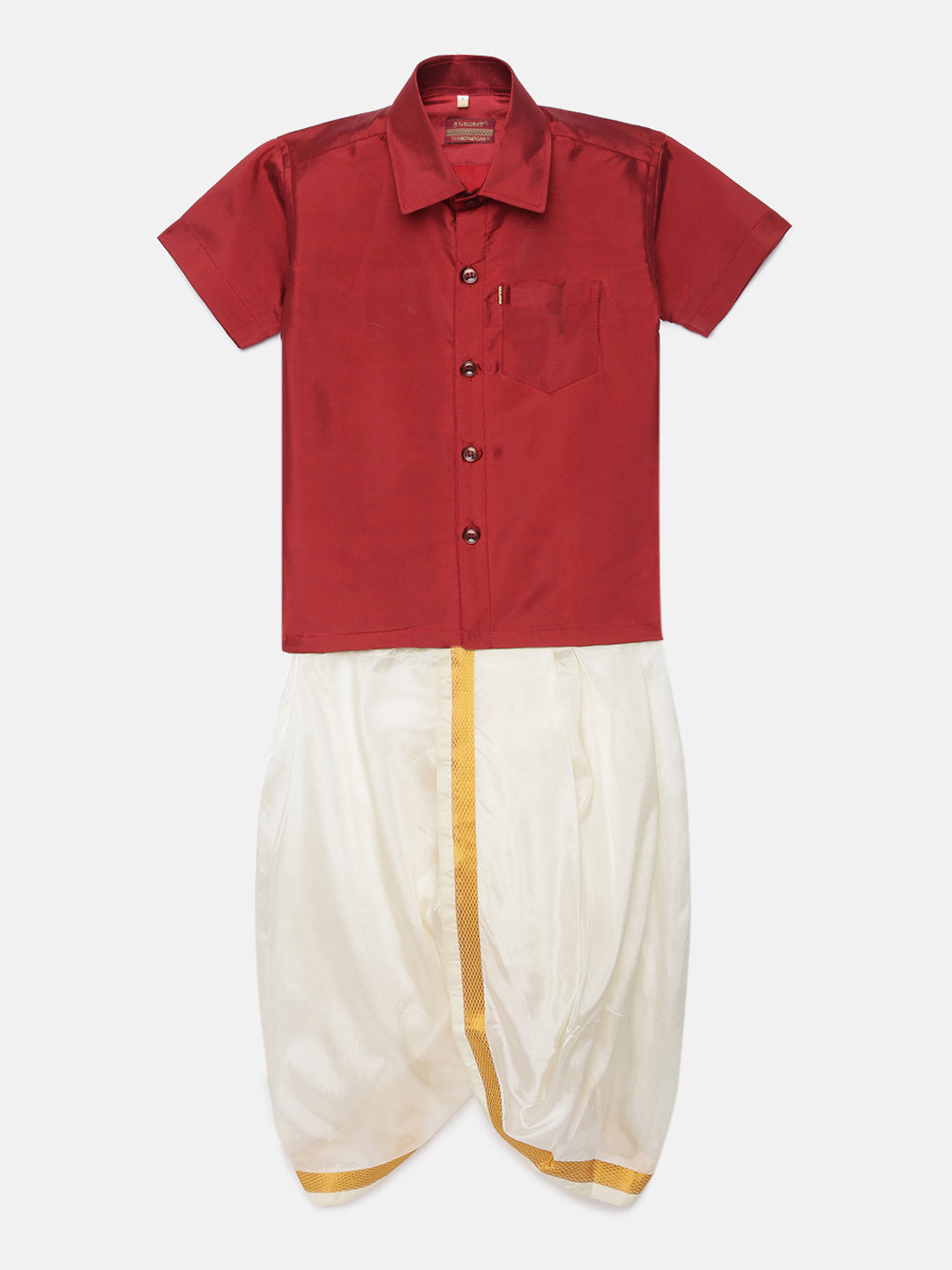2. Boys Panjagajam & Shirt Set