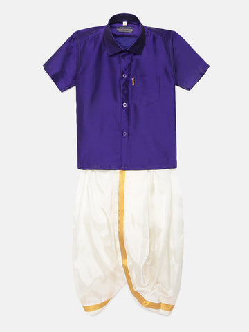 3. Boys Panjagajam & Shirt Set
