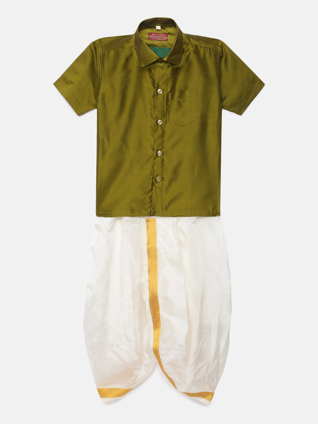 11. Boys Panjagajam & Shirt Set