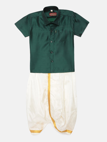 10. Boys Panjagajam & Shirt Set
