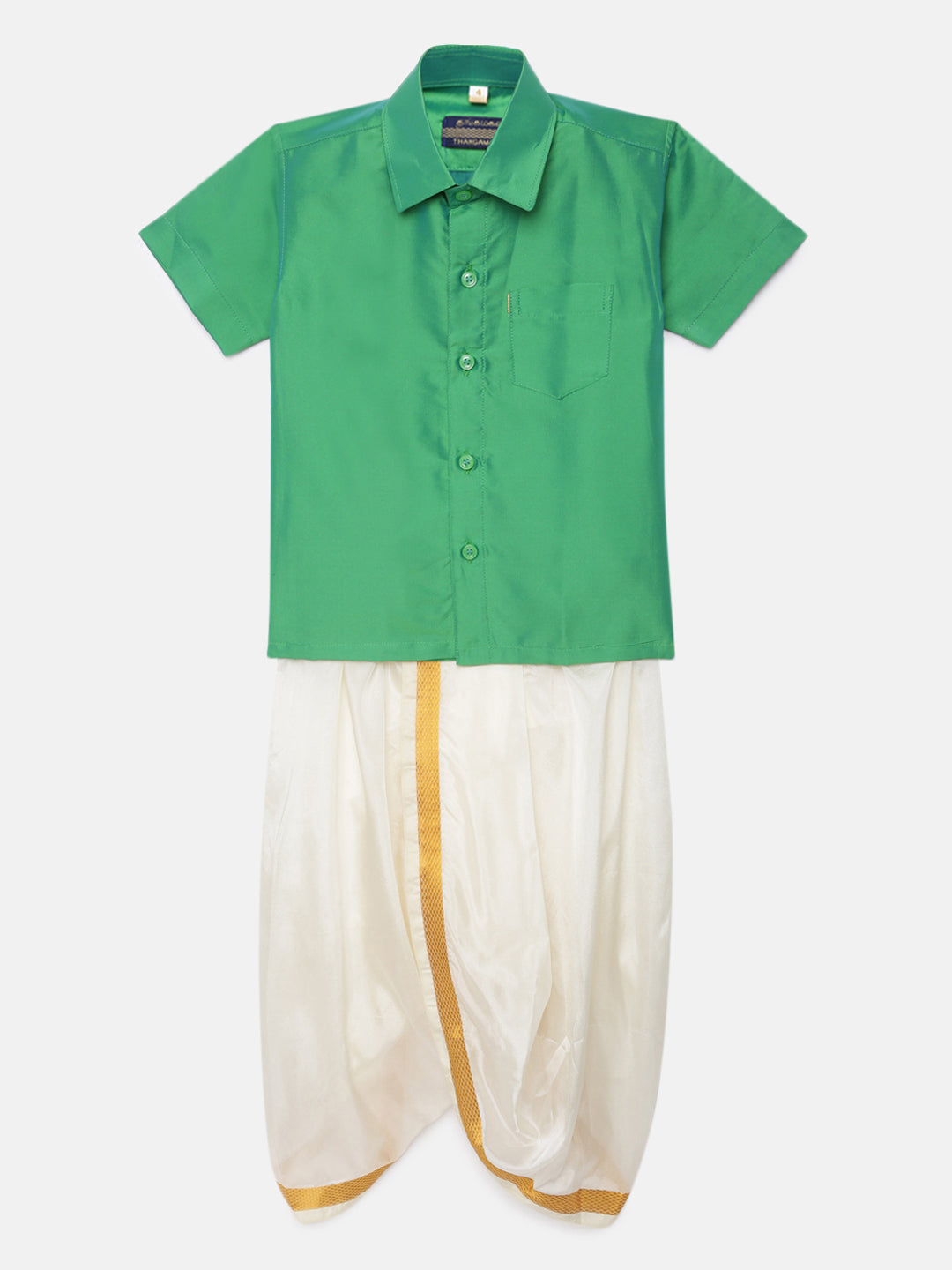 18. Boys Panjagajam & Shirt Set
